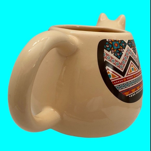 Thumbs Up! Lamapot Mug Cup Llama Shape SW Style American Novelty Camel - Picture 7 of 10